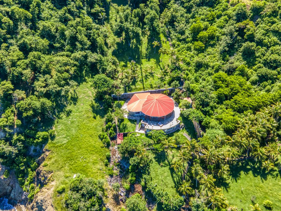 Location villa vue mer aux Saintes Guadeloupe-vue du ciel-10